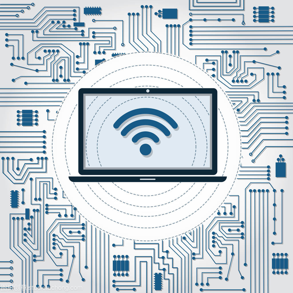 手提電腦、 無(wú)線網(wǎng)絡(luò)和電子產(chǎn)品的電路