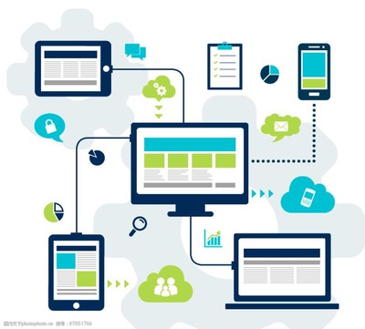 創(chuàng)意社交網(wǎng)絡(luò)插畫(huà)圖片